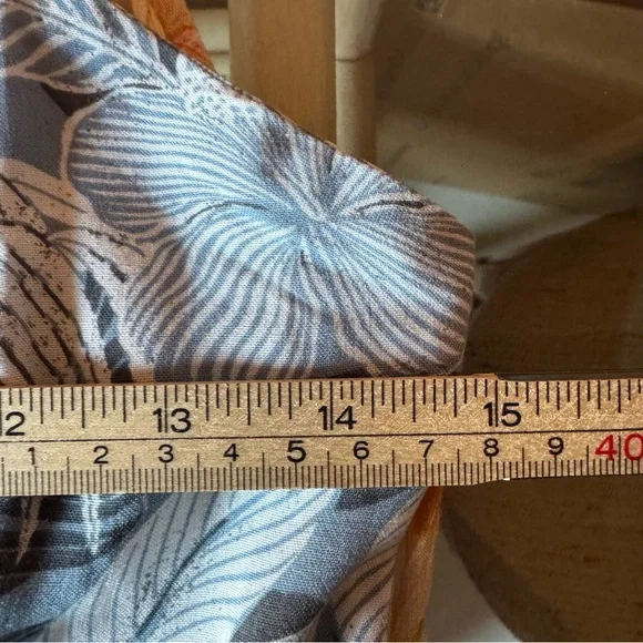 O’Neill Women’s Medium Tropical Wide Leg Jumpsuit Bundle Blue & Yellow - Picture 9 of 9